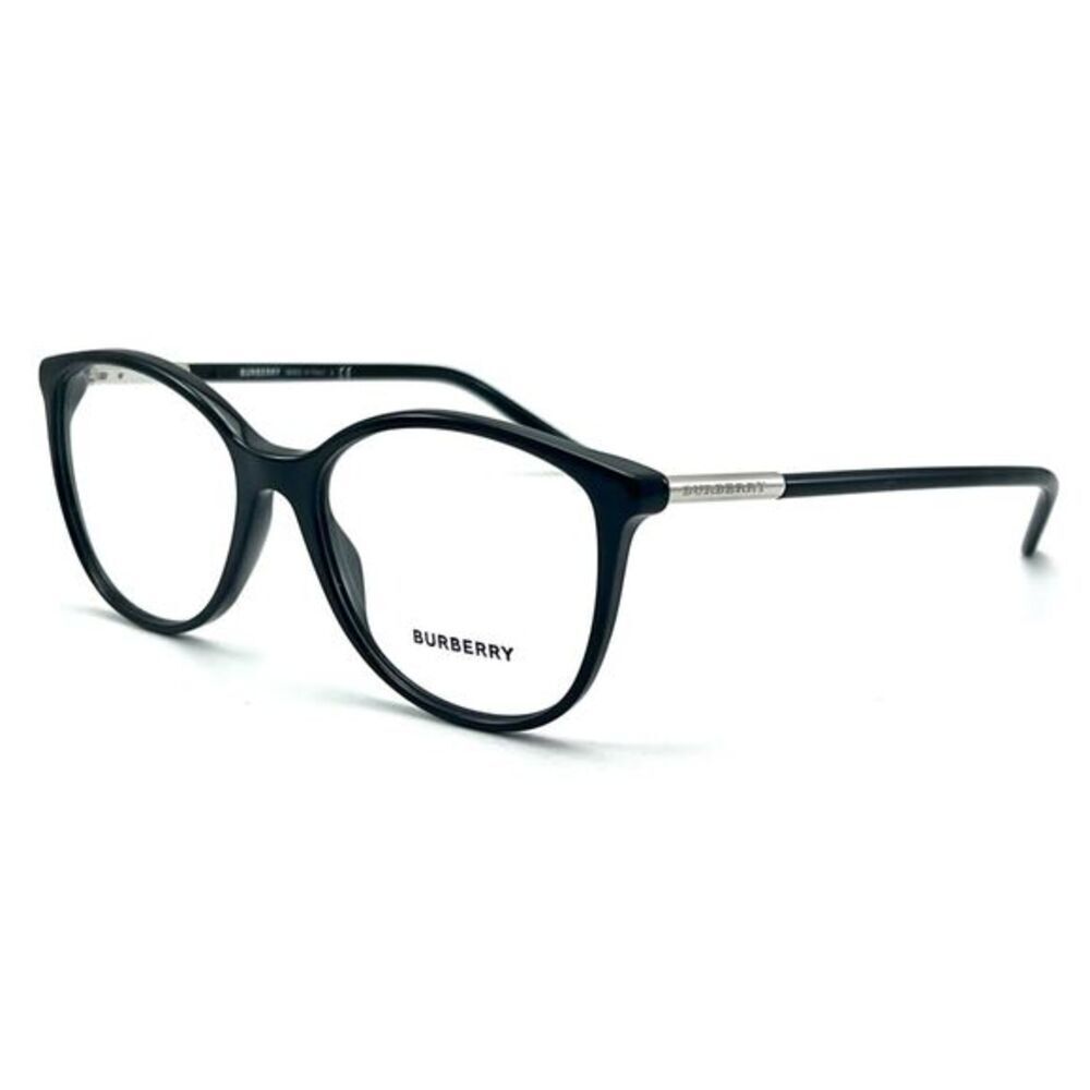 NEW BURBERRY BE2128 3001 BLACK AUTHENTIC EYEGLASSES 52-16 140